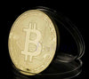 Gold Plated Bitcoin Coin Collectible BTC
