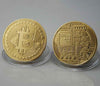 Gold Plated Bitcoin Coin Collectible BTC