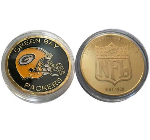 National Football League Of Green Packer Collecting Coin