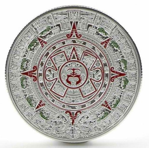 Mayan Aztec Prophecy Calendar Commemorative Coin