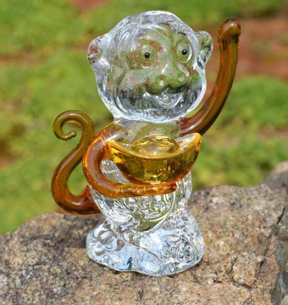 Crystal Lucky Monkey Model