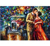 Abstract French Kiss Canvas Oil Painting