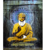 Banksy Graffiti Wounded Buddha Abstract